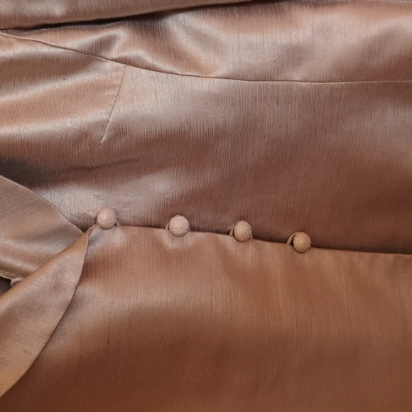 Le Suit Essentials gold blazer size 10 - Picture 3 of 7